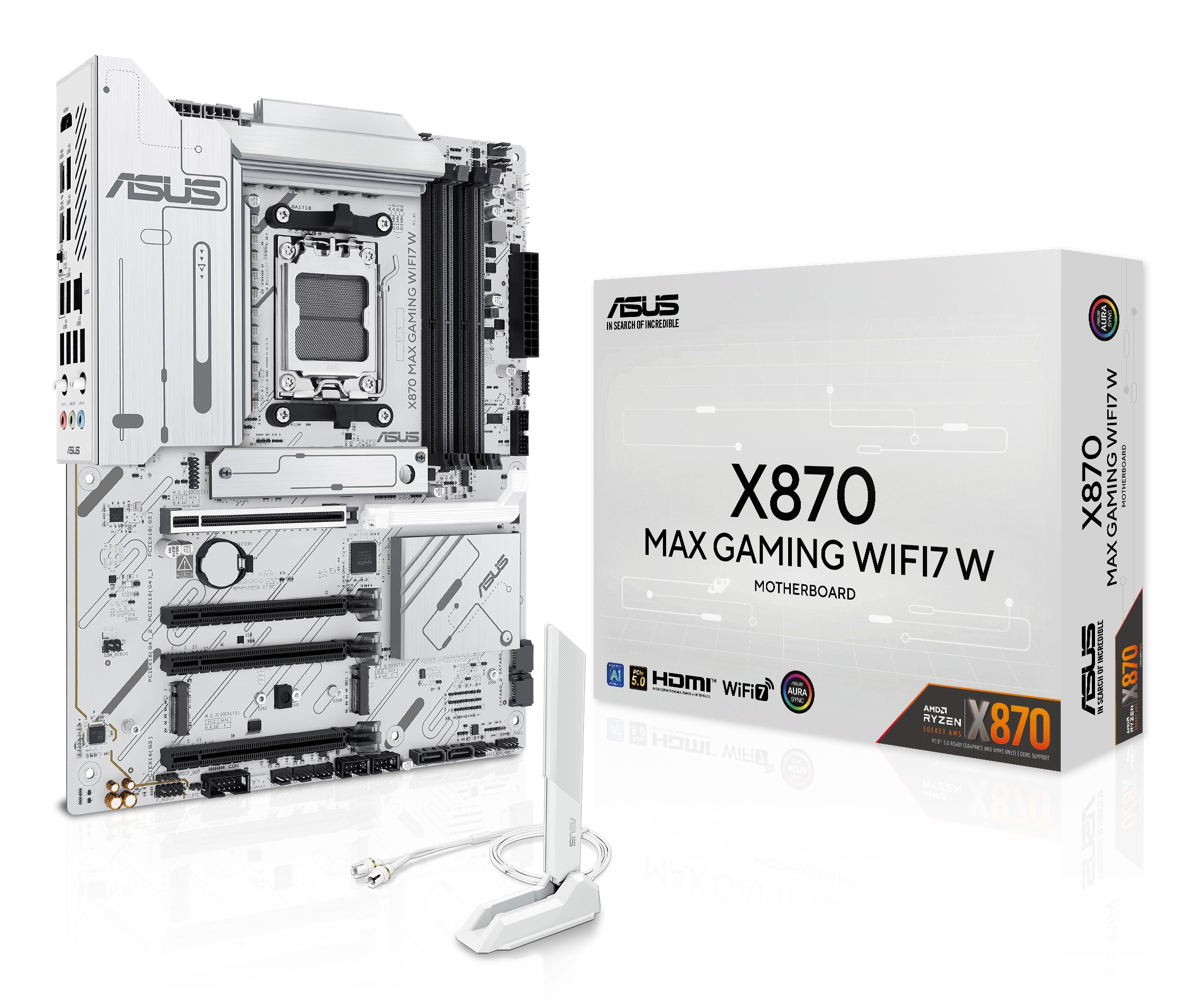 Asus Mb X870 Max Gaming Wifi7 W//Am5X870Usb4Wifi7Aura