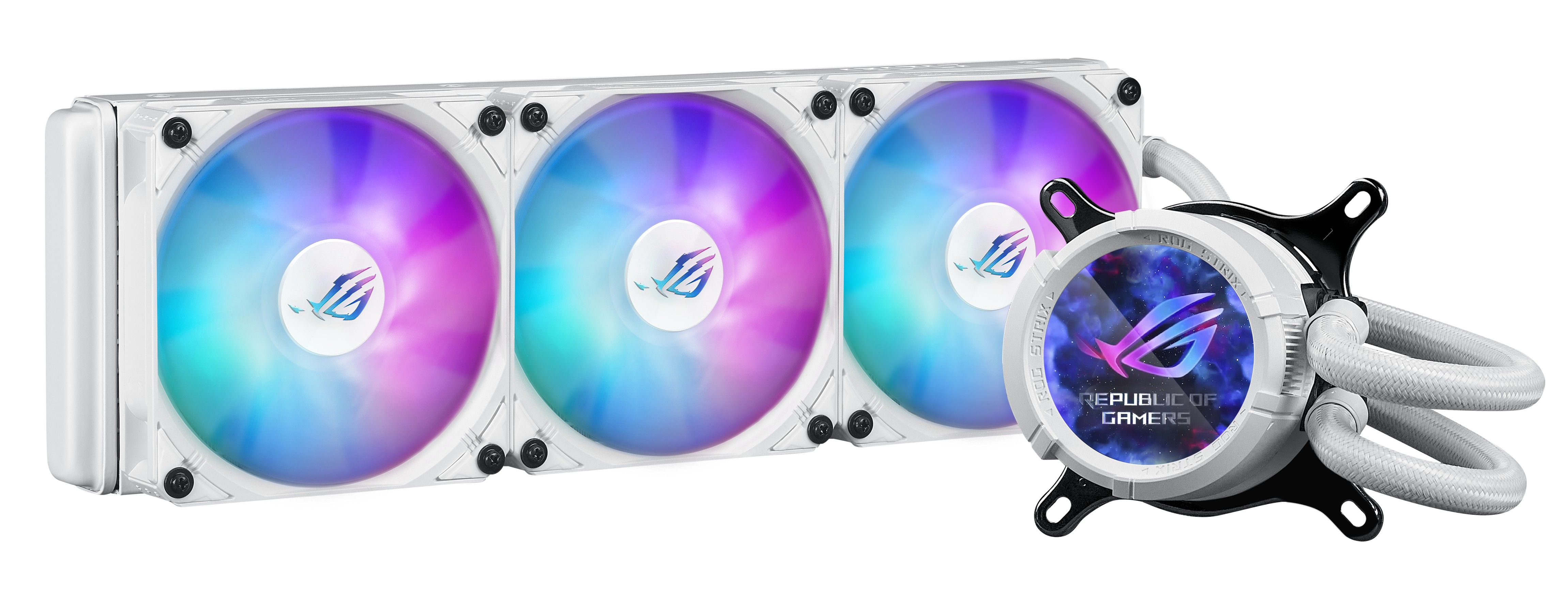 Asus Rog Strix Lc Iii 360 Argb Lcd Wht Aio CoolerAsetekSigrid V2