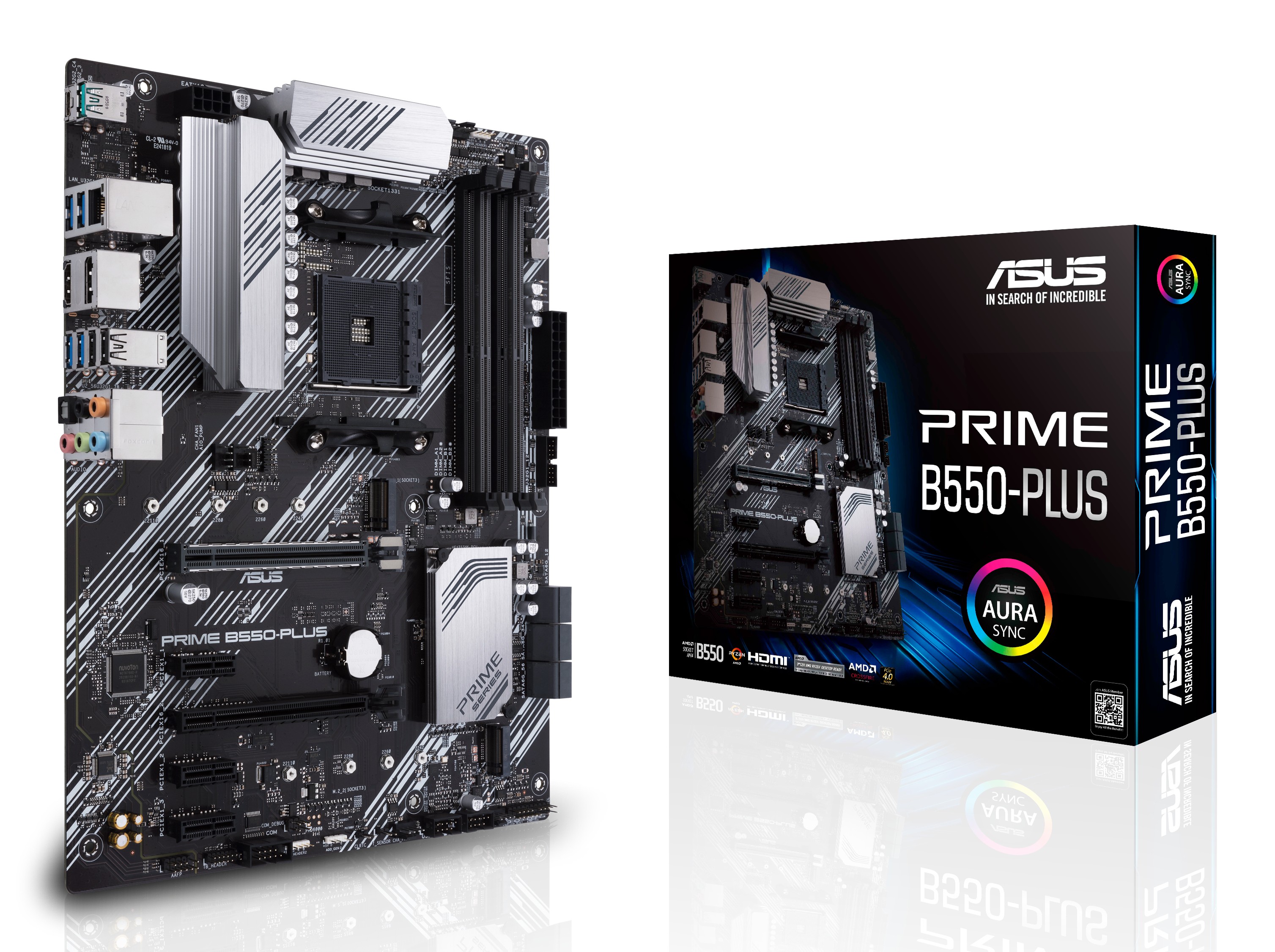 Asus Mb Amd B550 Prime B550-Plus Am4 4Ddr4 Hdmi Dp Atx