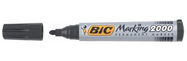BIC Marking 2000 marcatore permanente Tipo di punta Nero 12 pz