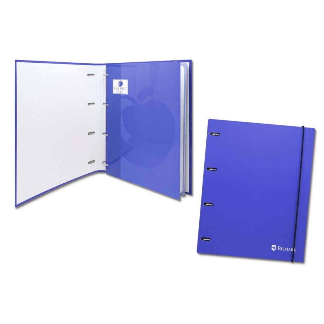Bismark 324288 raccoglitore ad anelli A4 Blu