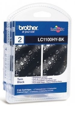 ORIGINALE Brother Multipack nero / ciano / magenta / giallo LC-1100HY LC1100HYVALBPDR Multi Pack 4x Cartucce d'inchiostro: hybk/hyc/hym/hyy