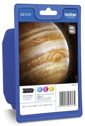 ORIGINALE Brother Multipack nero / ciano / magenta / giallo LC-1240 LC1240VALBPDR confezione multi: bk/c/m/y