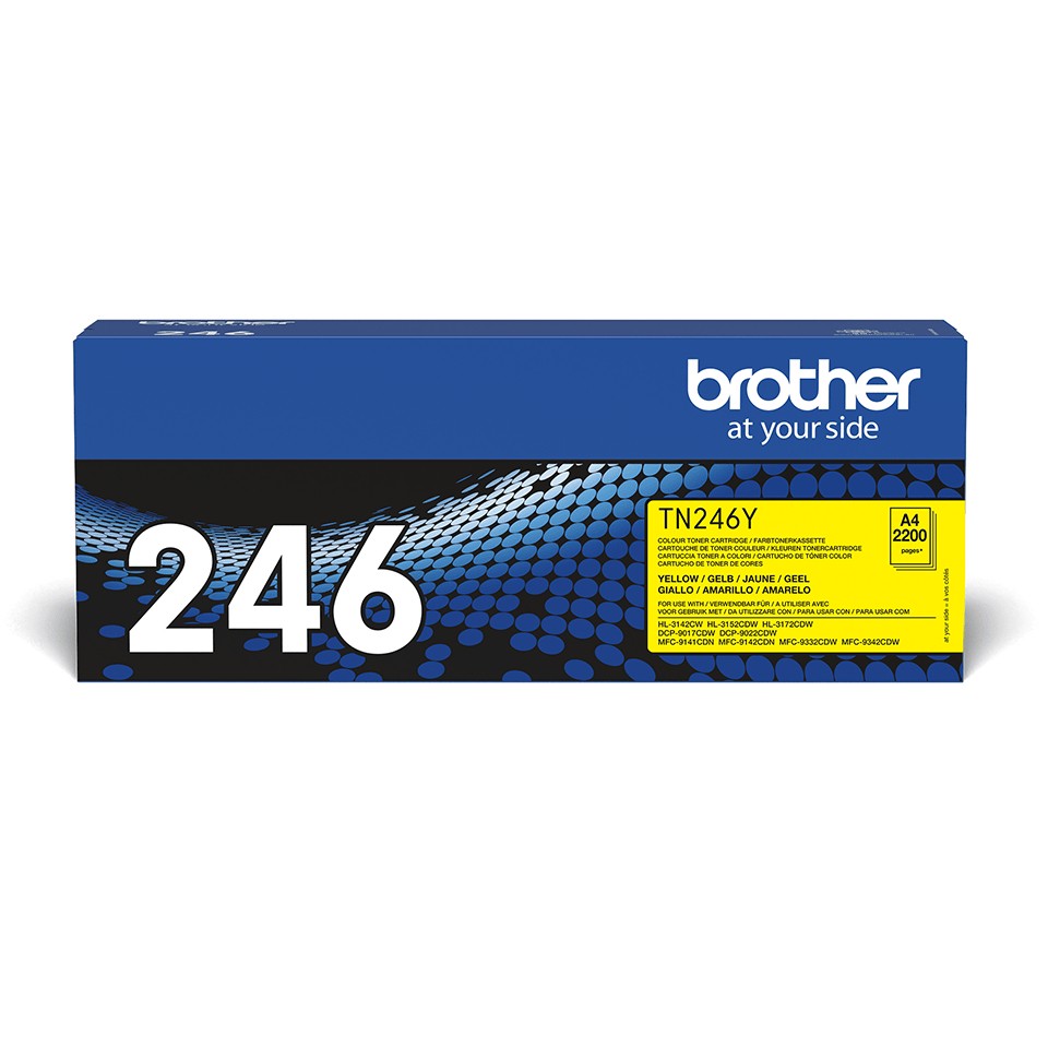 Brother TN-246Y Toner Originale Giallo-image
