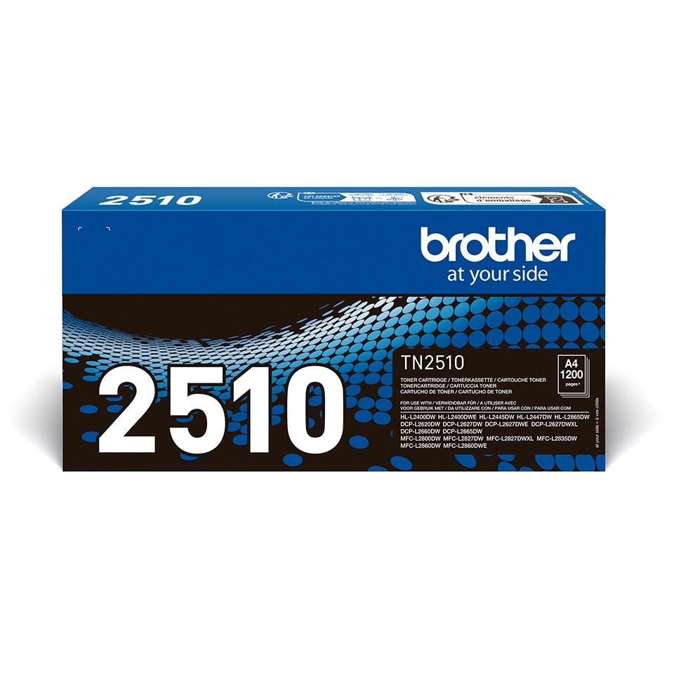ORIGINALE Brother toner nero TN-2510 2510 1200 pagine