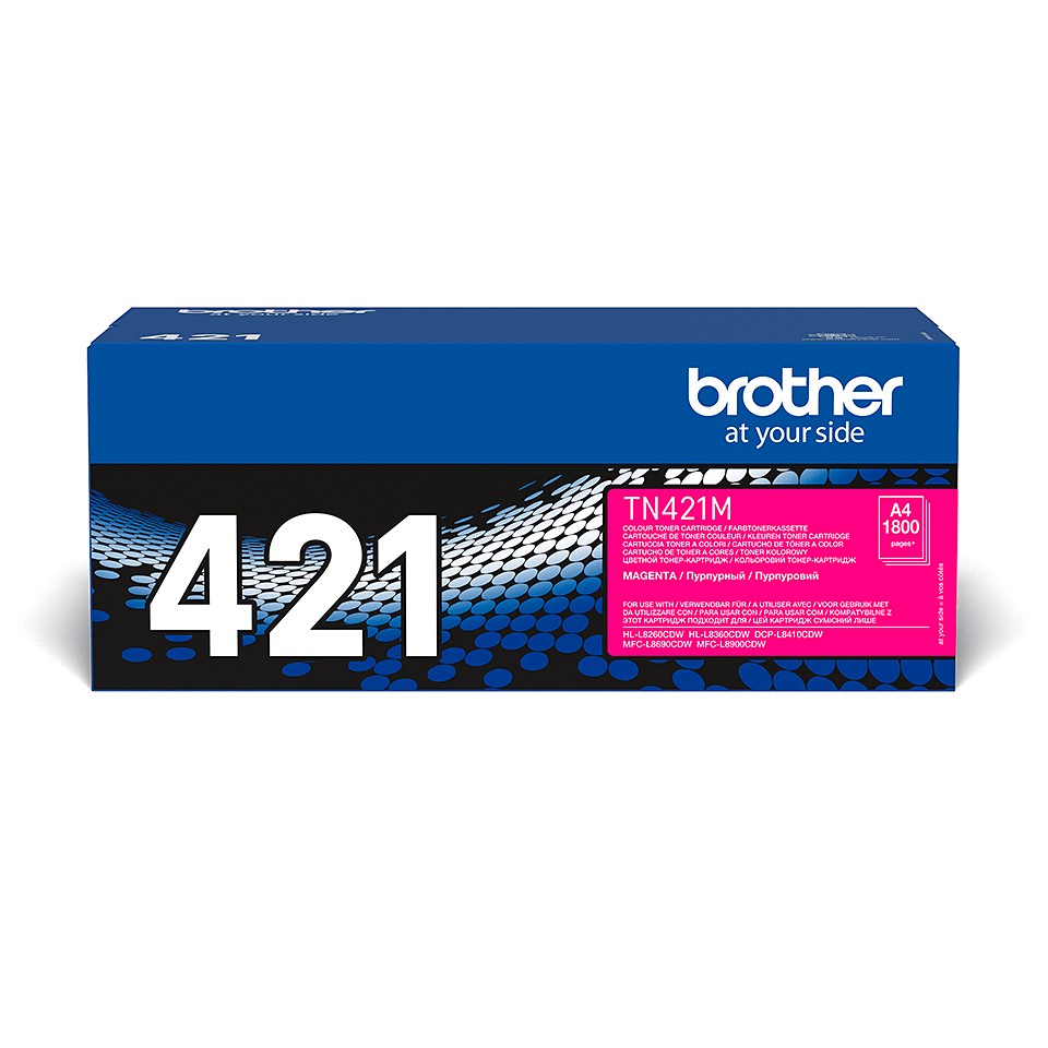 ORIGINALE Brother toner magenta TN-421M 421 1800 pagine