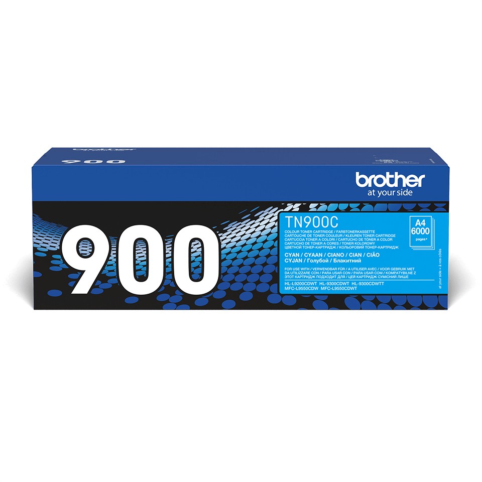 ORIGINALE Brother toner ciano TN-900C 900 6000 pagine