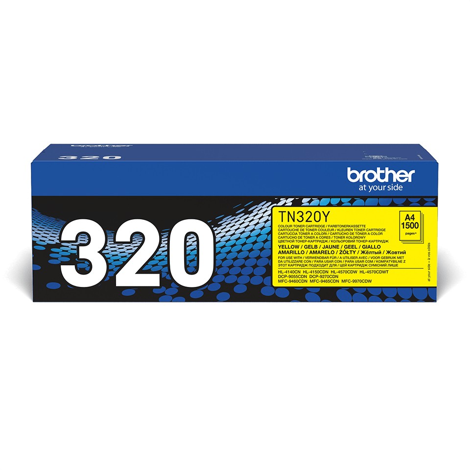 Brother Originale TN-320Y cartuccia toner 1 pz Originale Giallo