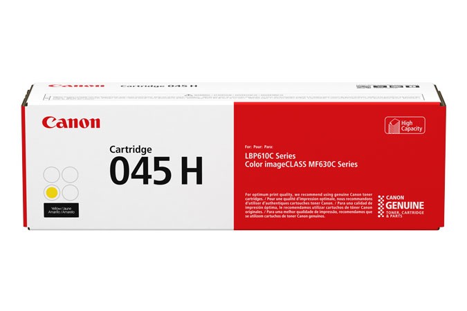 ORIGINALE Canon toner giallo 045hy 1243C002 2200 pagine