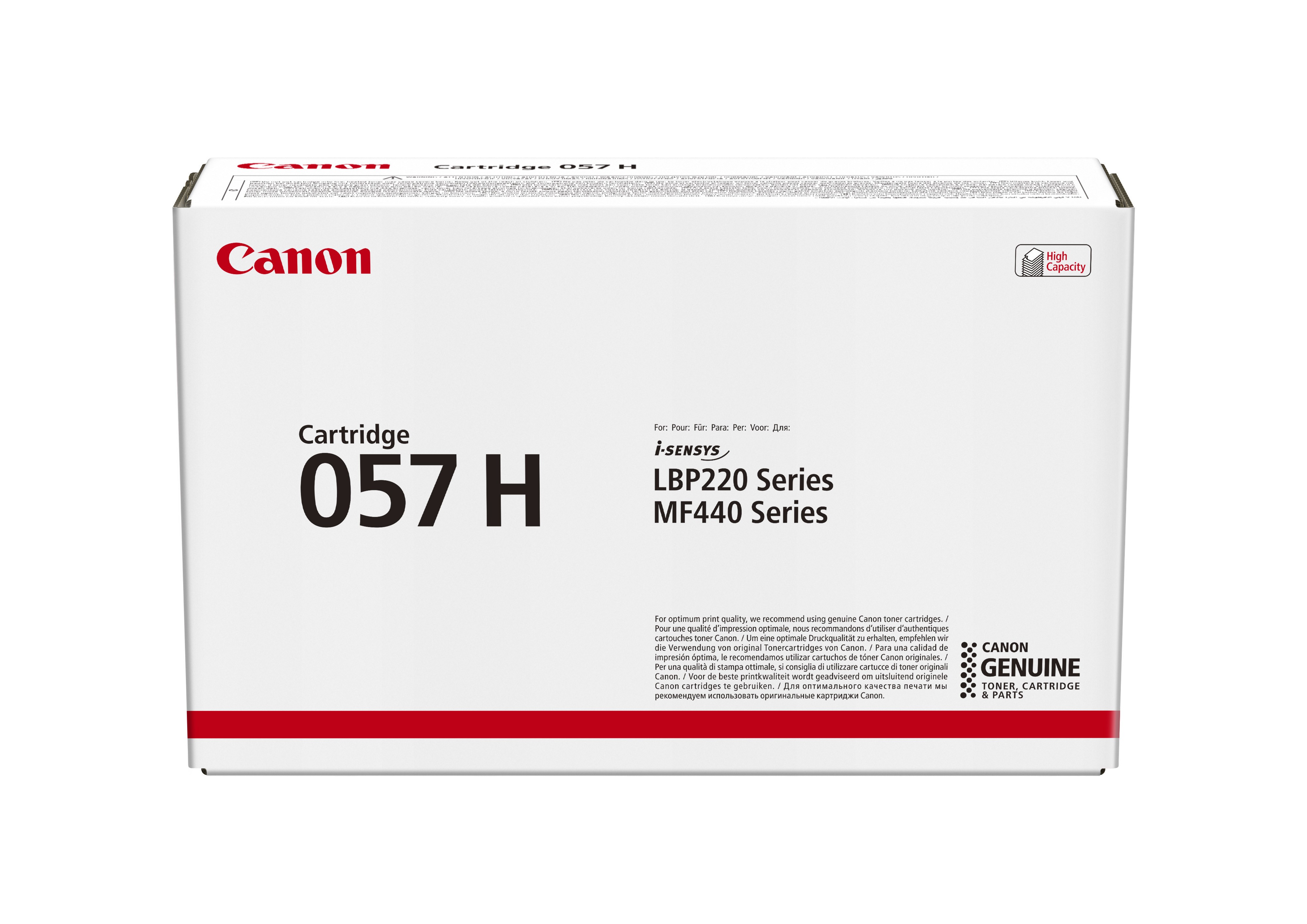 ORIGINALE Canon toner nero 057h 3010C002 10000 pagine
