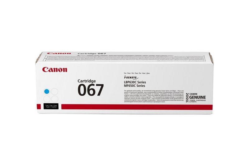 ORIGINALE Canon toner ciano 067 c 5101C002 1250 pagine