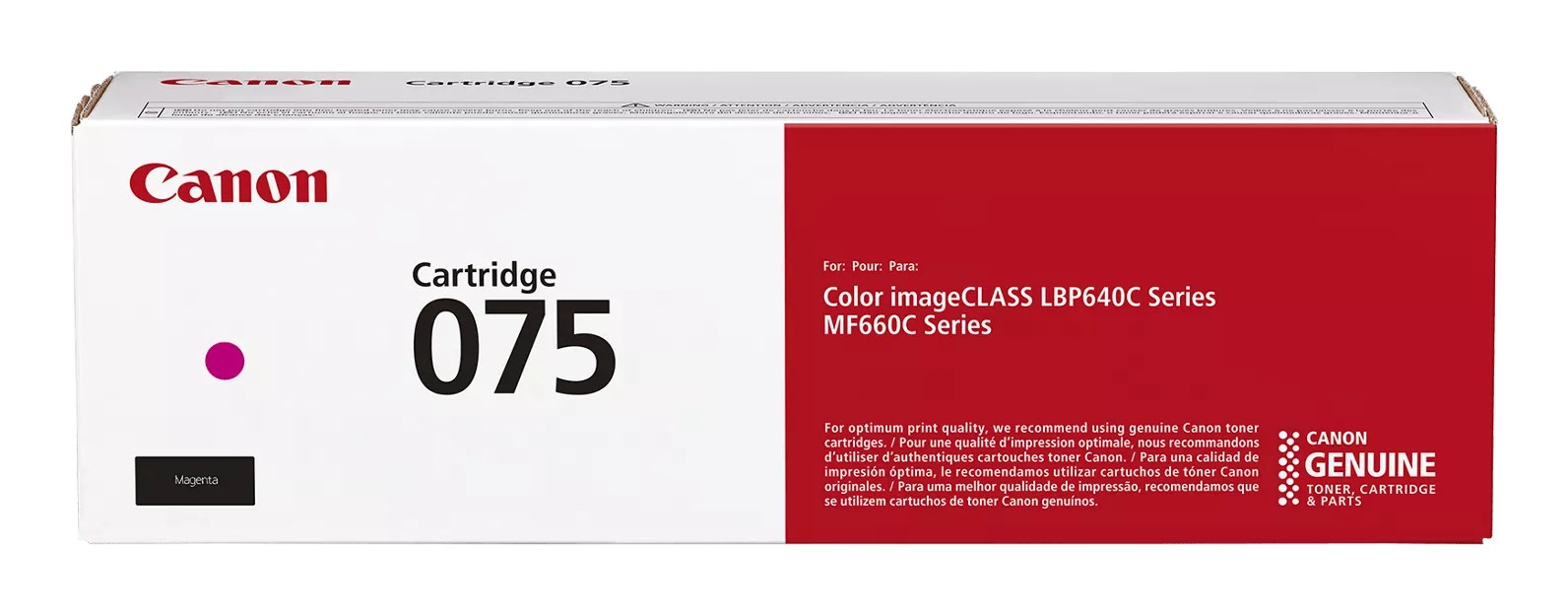ORIGINALE Canon toner magenta 075 m 6363C002 1300 pagine