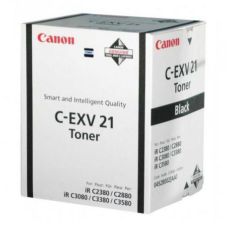 ORIGINALE Canon toner nero C-EXV21bk 0452B002 28000 pagine