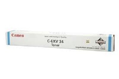 ORIGINALE Canon toner ciano C-EXV34C 3783B002 19000 pagine