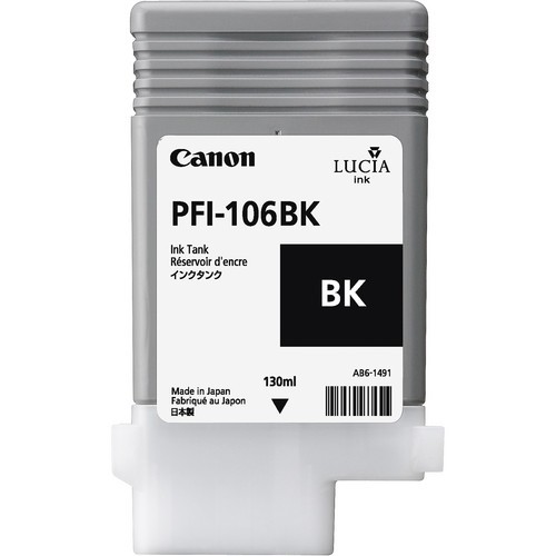 ORIGINALE Canon Cartuccia d'inchiostro nero PFI-106bk 6621B001 130ml