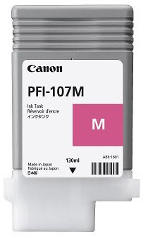 ORIGINALE Canon Cartuccia d'inchiostro magenta PFI-107m 6707B001 130ml