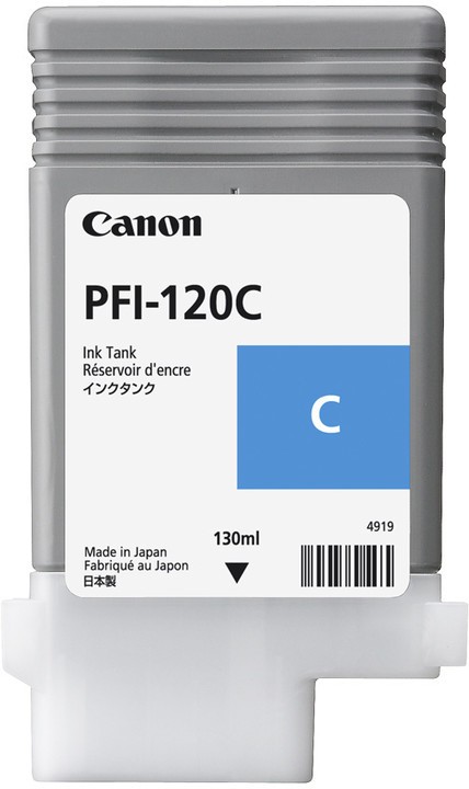 ORIGINALE Canon Cartuccia d'inchiostro ciano PFI-120c 2886C001 130ml