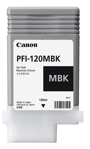 ORIGINALE Canon Cartuccia d'inchiostro Nero (opaco) PFI-120mbk 2884C001 130ml