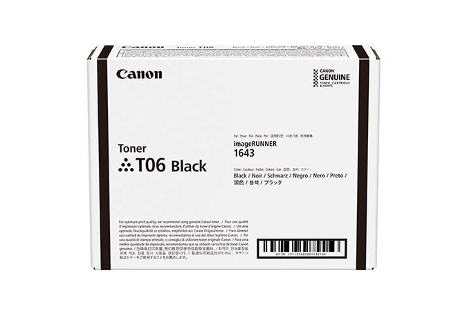 ORIGINALE Canon toner nero T06 3526C002 20500 pagine