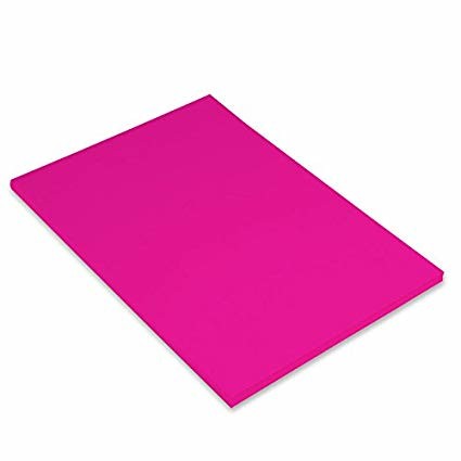 Canson Guarro Confezione da 50 Cartoncini Iris A4 185g - 21x297cm - Colore Fucsia
