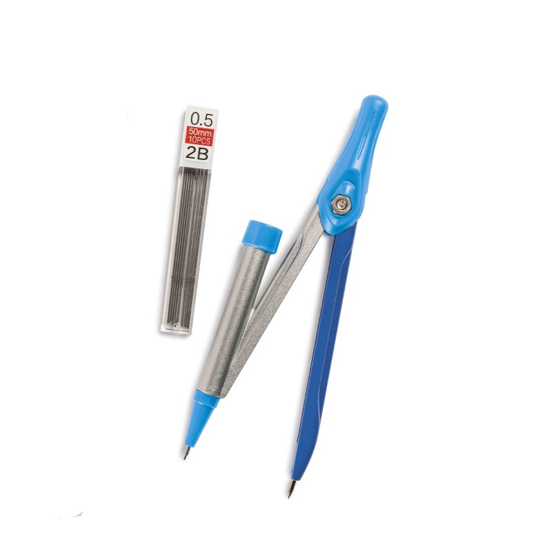 Carioca 40122 compasso Blu Argento 2 pz