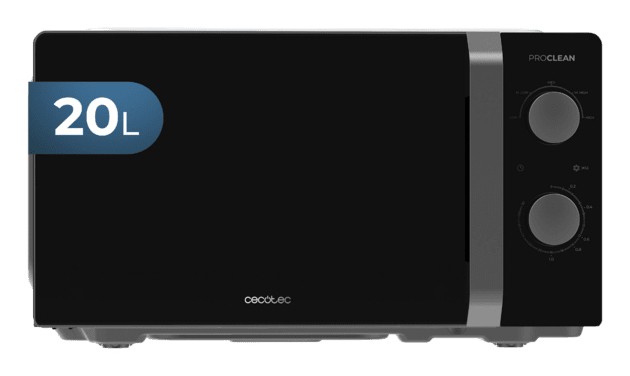 Cecotec Proclean 2010 Inverter Nero Solo microonde Superficie piana 20 L 700 W