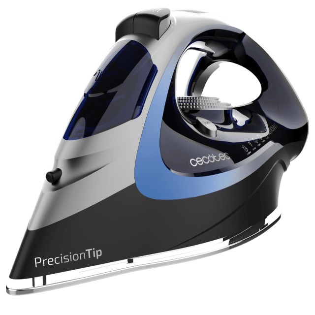 Cecotec IronHero 3200 Force Anodized Ferro da stiro a secco e a vapore 3200 W Nero Blu Grigio