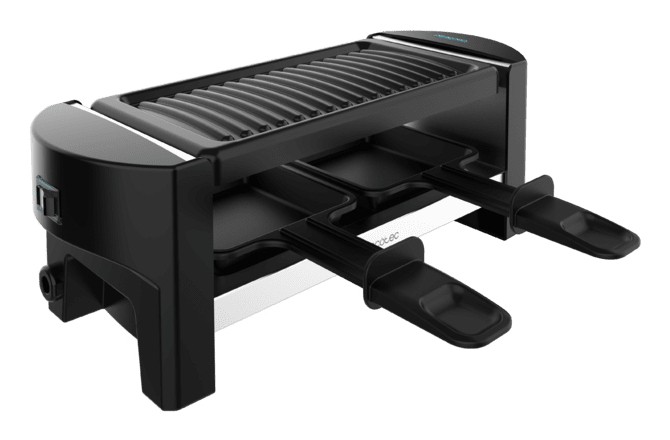 Cecotec 03264 griglia per raclette 2 persona(e) 320 W Nero