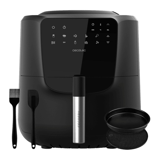 Cecotec Cecofry Rain Pack Singolo 55 L Indipendente 1550 W Friggitrice a basso contenuto di grassi Nero