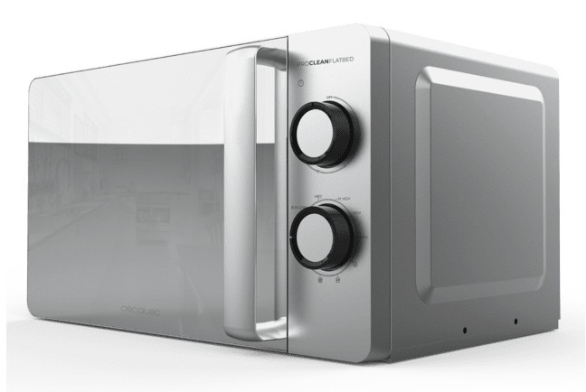 Cecotec Proclean 3160 Flatbed Mirror Grigio Microonde con grill Superficie piana 20 L 700 W