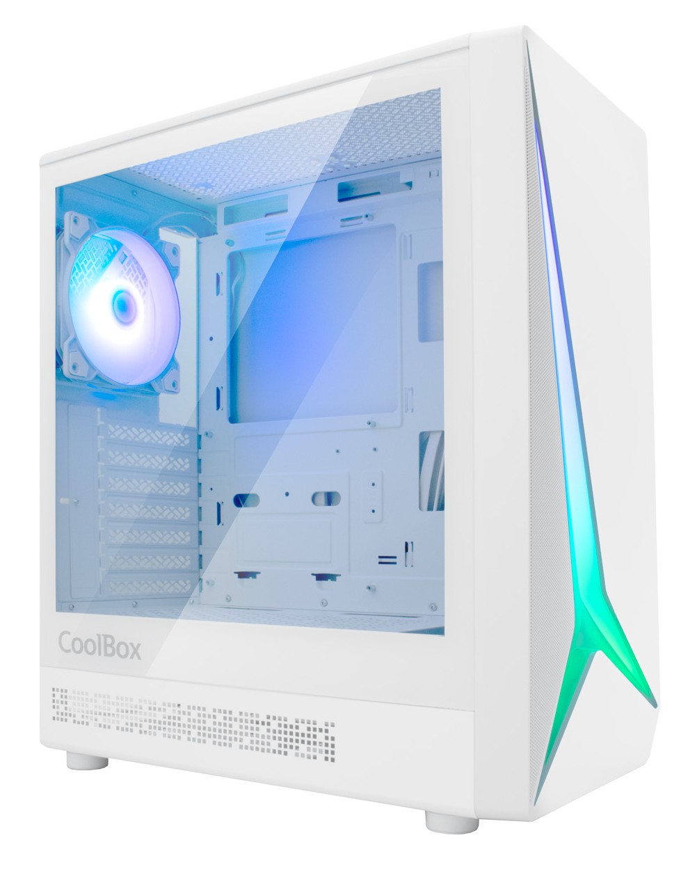 CoolBox PC Gaming GA450 Star Light Midi Tower Bianco