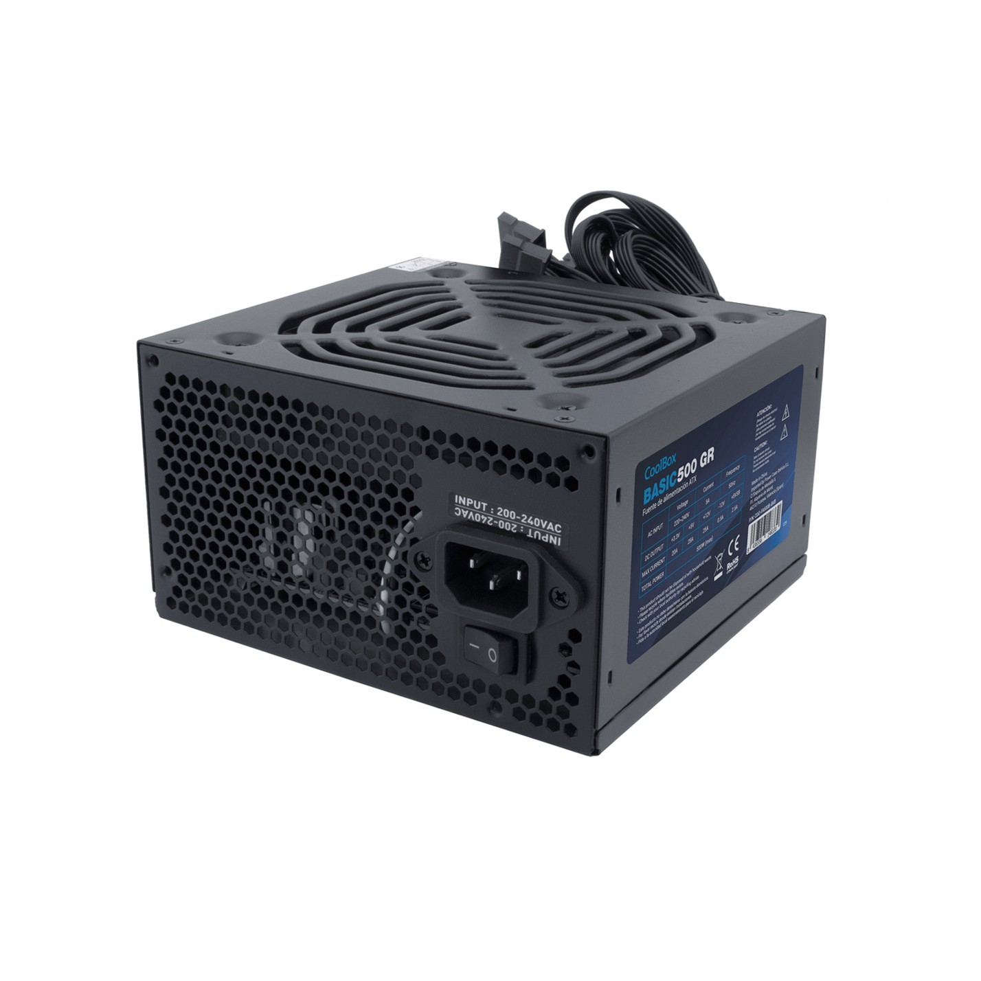 Coolbox Basic 500GR Atx Alimentatore Per Computer 500 W Nero-image