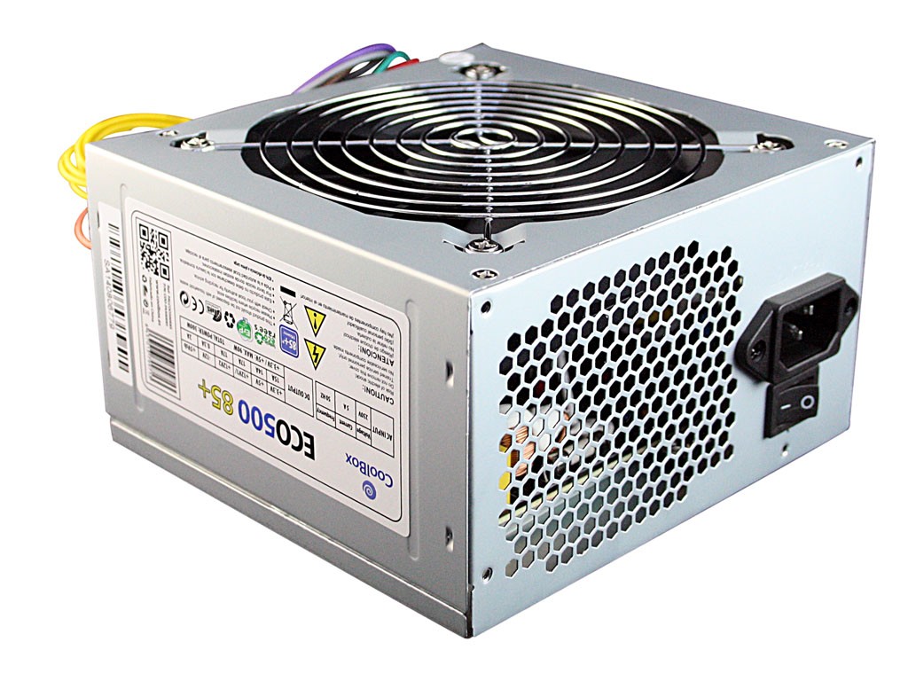 CoolBox ECO500 85+ alimentatore per computer 300 W 20+4 pin ATX ATX Grigio
