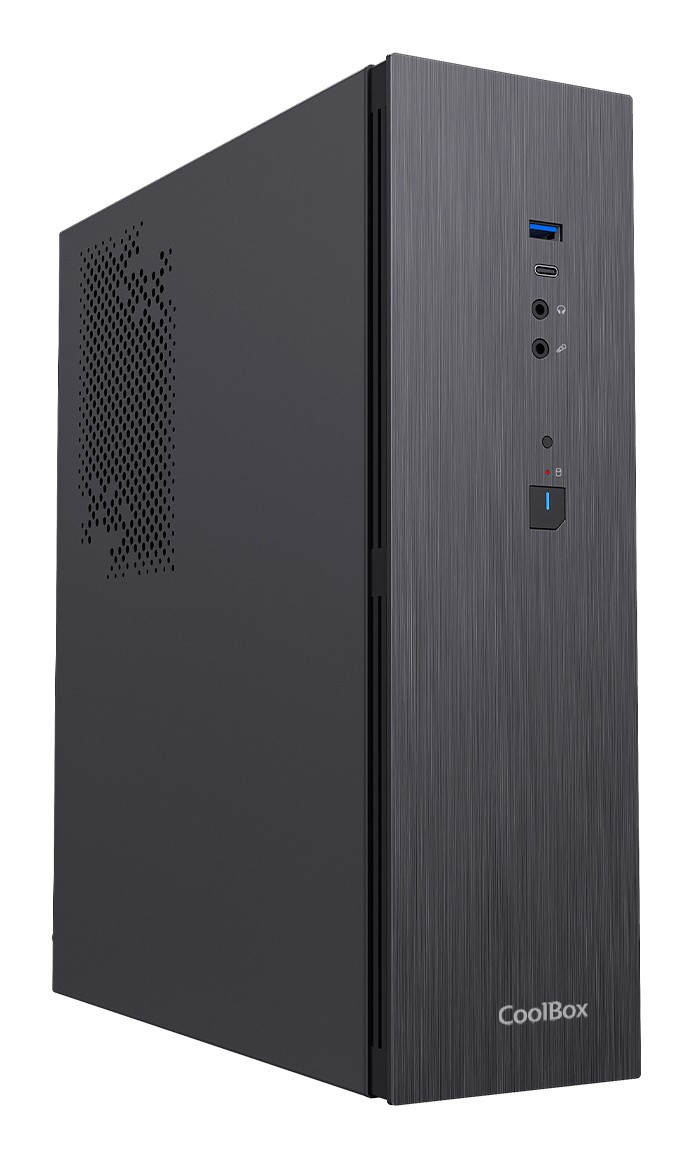 CoolBox PC micro ATX T370 Slim Basso profilo (Slimline - stilizzato) Nero 500 W
