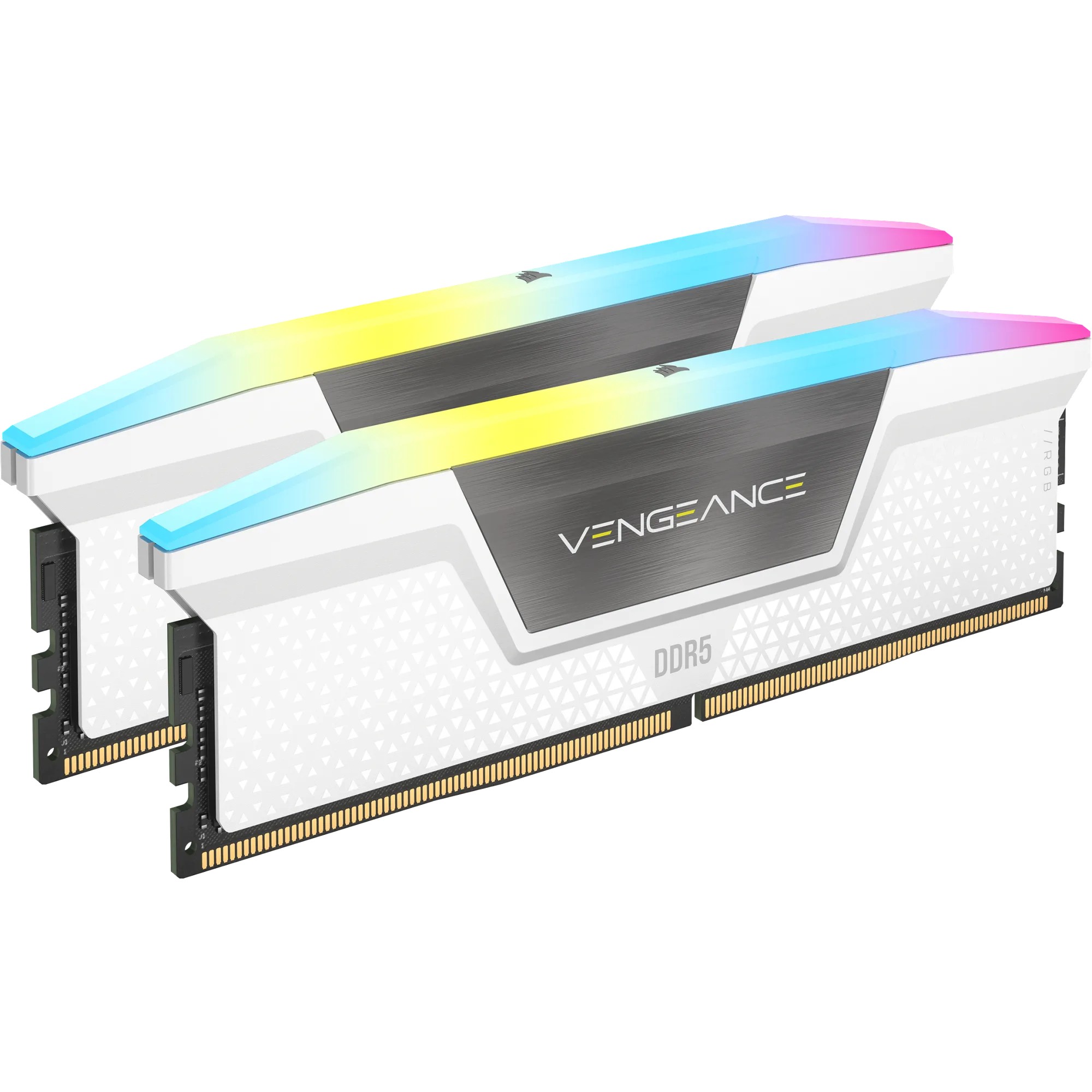 VENGEANCE® RGB 32GB (2x16GB) DDR5 DRAM 6000MT/s CL30 Memory Kit  White