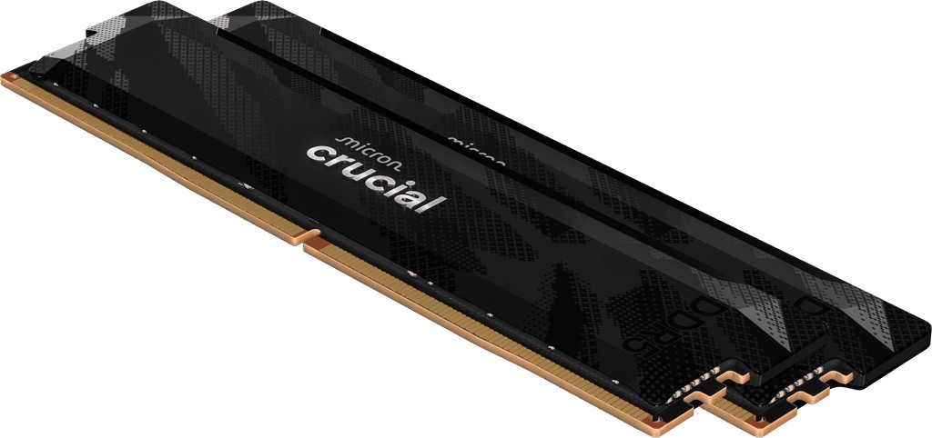 Crucial Pro DDR5-6400 32GB Kit (2x 16GB) OC Gaming Black
