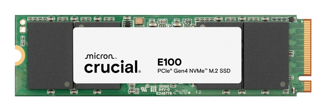 Crucial E100 2TB Pcie Gen4 Nvme M.2 Ssd