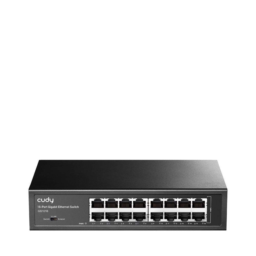 Cudy GS1016 switch di rete Gigabit Ethernet (10/100/1000) Nero