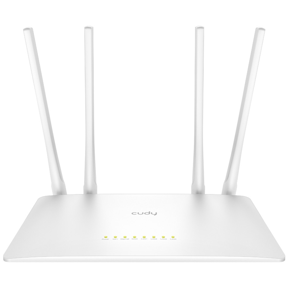 Cudy WR1200 router wireless Fast Ethernet Dual-band (2.4 GHz/5 GHz) Bianco