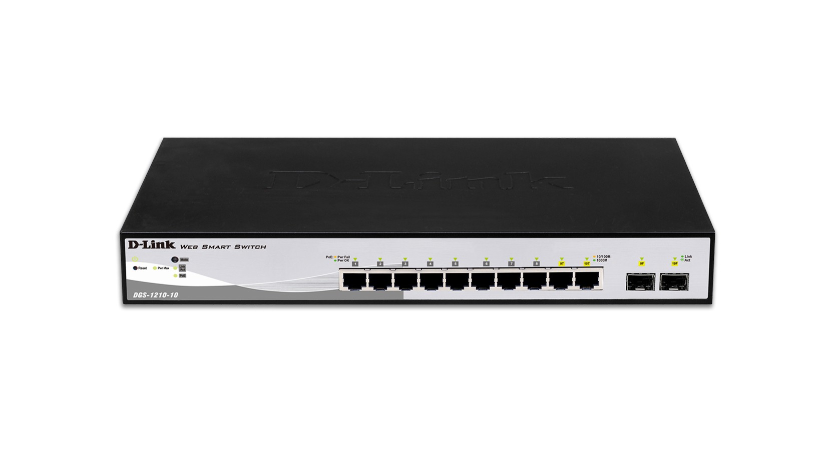 Switch semi-gestito D-Link 8 porte Gigabit + 2 porte Giga Combo