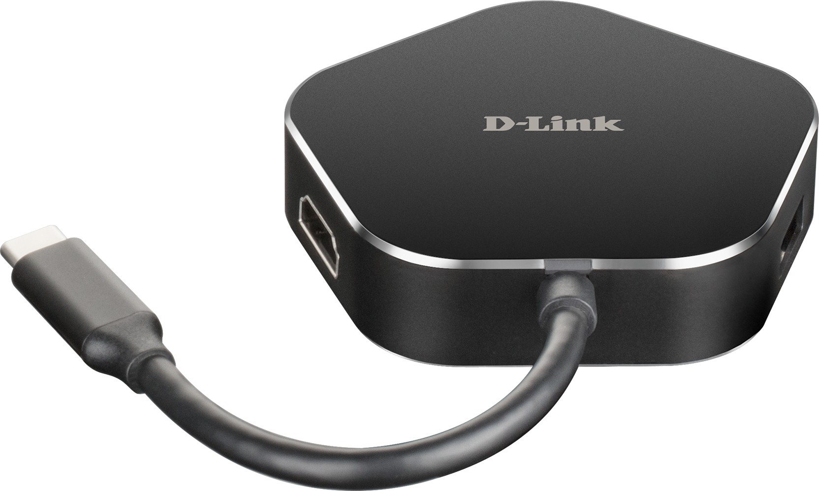 D-Link DUB-M420 replicatore di porte e docking station per laptop Cablato Thunderbolt 3 Nero Argento