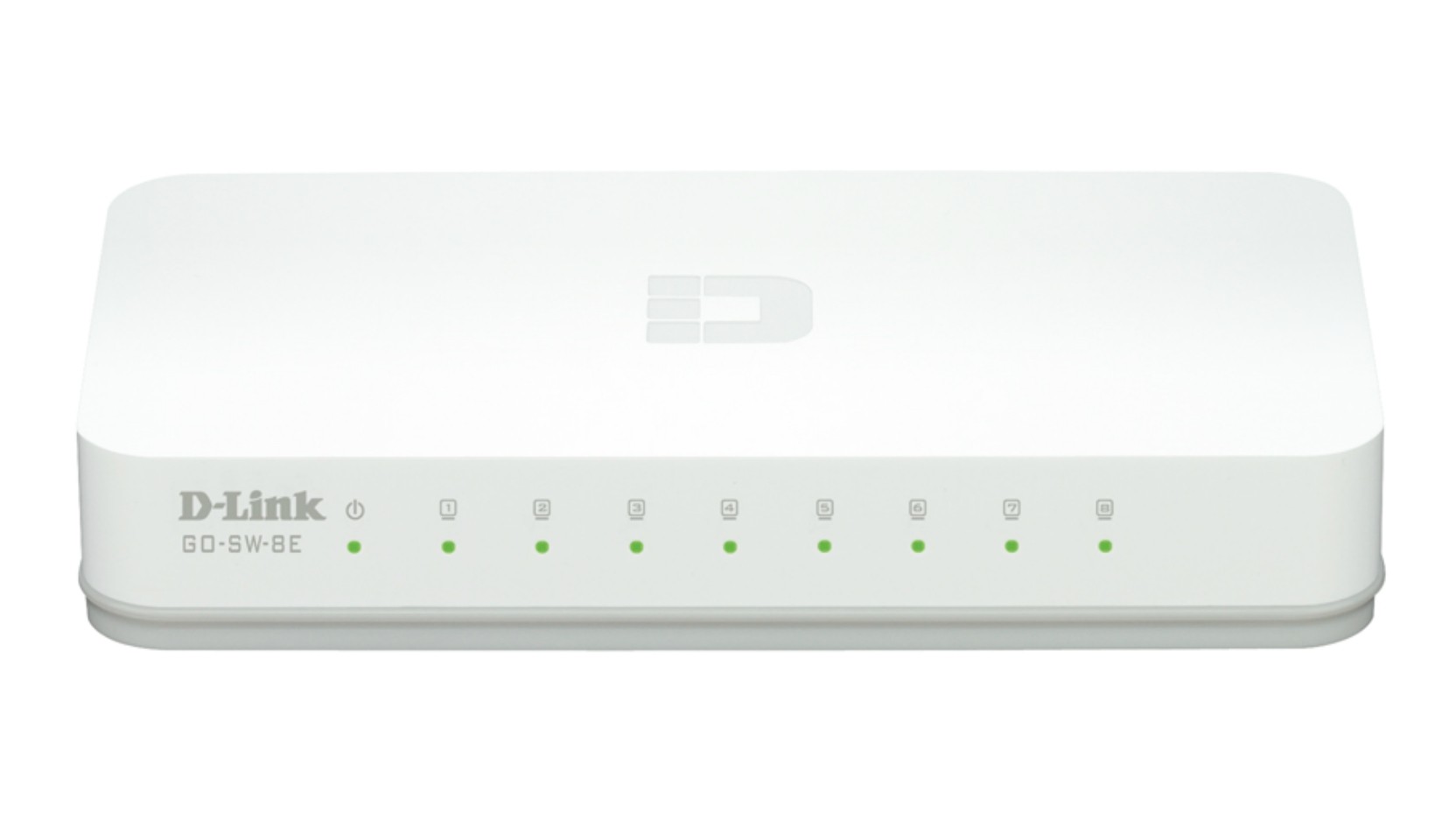 D-Link GO-SW-8E switch di rete Non gestito Fast Ethernet (10/100) Bianco