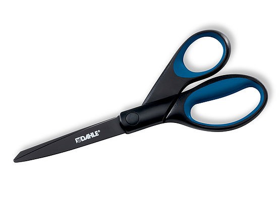 Dahle 54308-12979 forbici da cancelleria Forbici da ufficio Taglio a zig zag Nero Blu