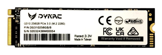 Dynac Ssd Interno Pcie Gen3(M.2 2280) 256Gb