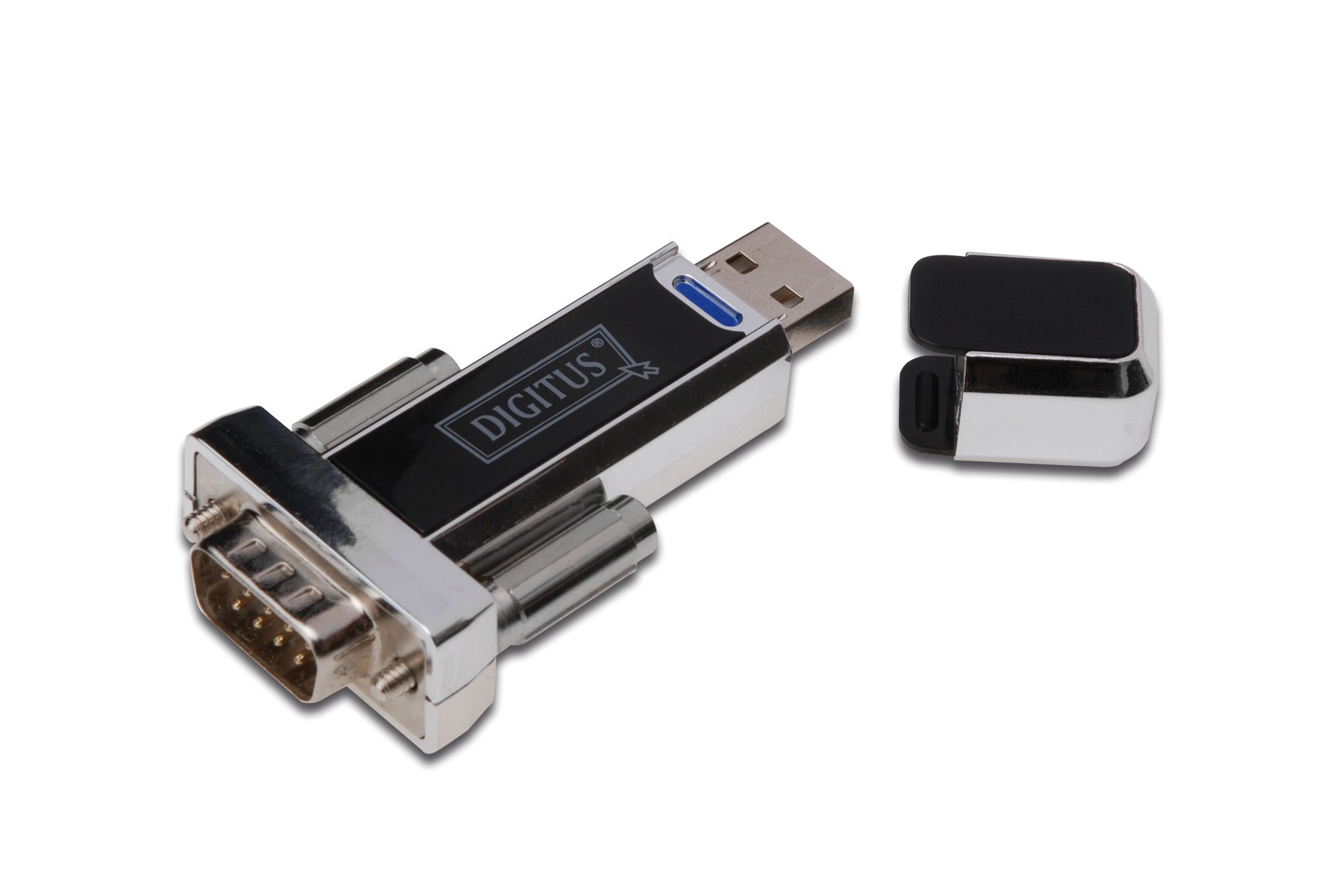 Convertitore Da Pc Usb 1.1 Con Porta Tipo A  - Porta Seriale Rs232 9  Pin Maschio