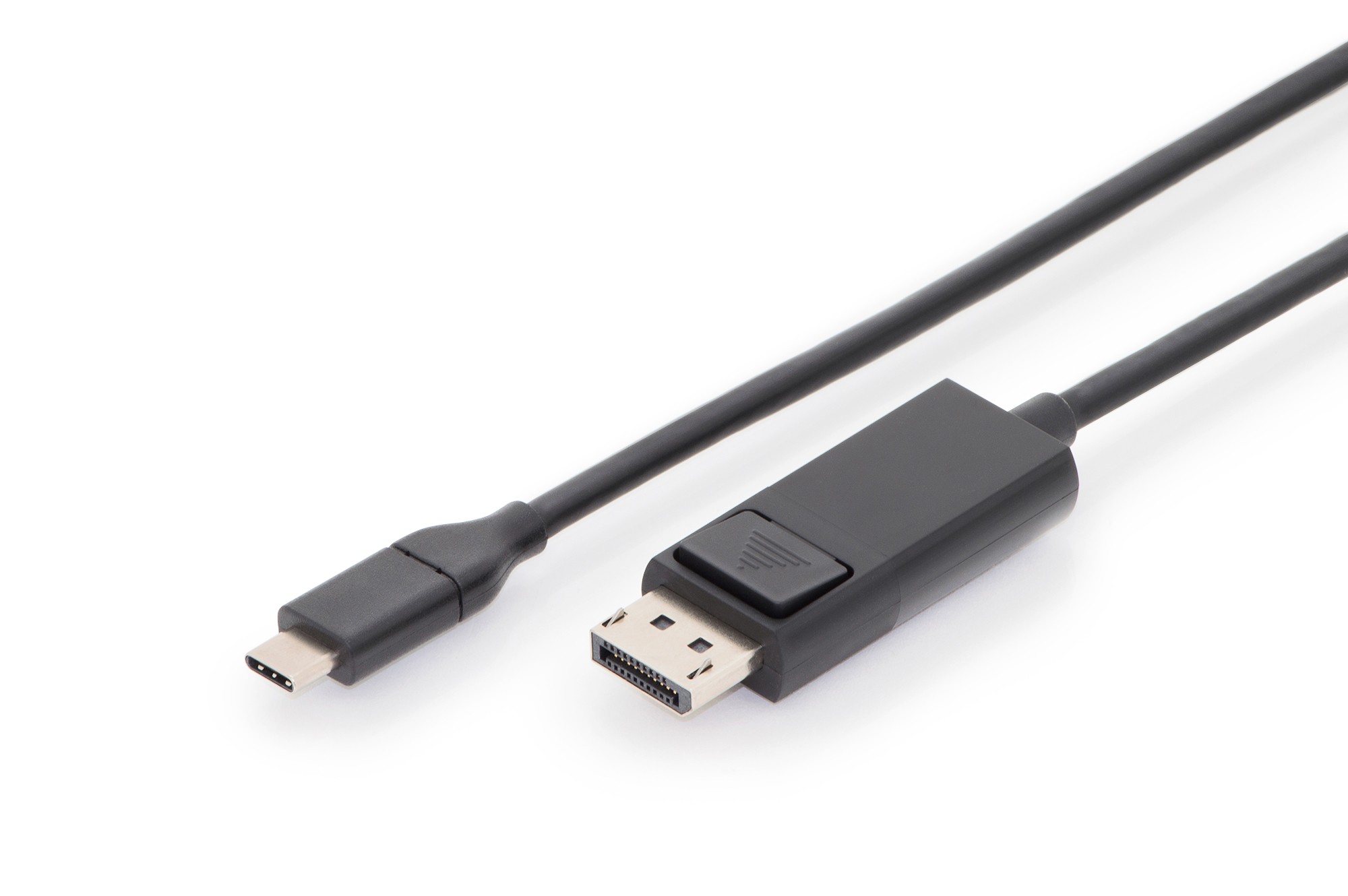 Cavo Usb Tipo-C / Displayport Maschio/Maschio 2 Mt 4K/60Hz 324 Gb Nero