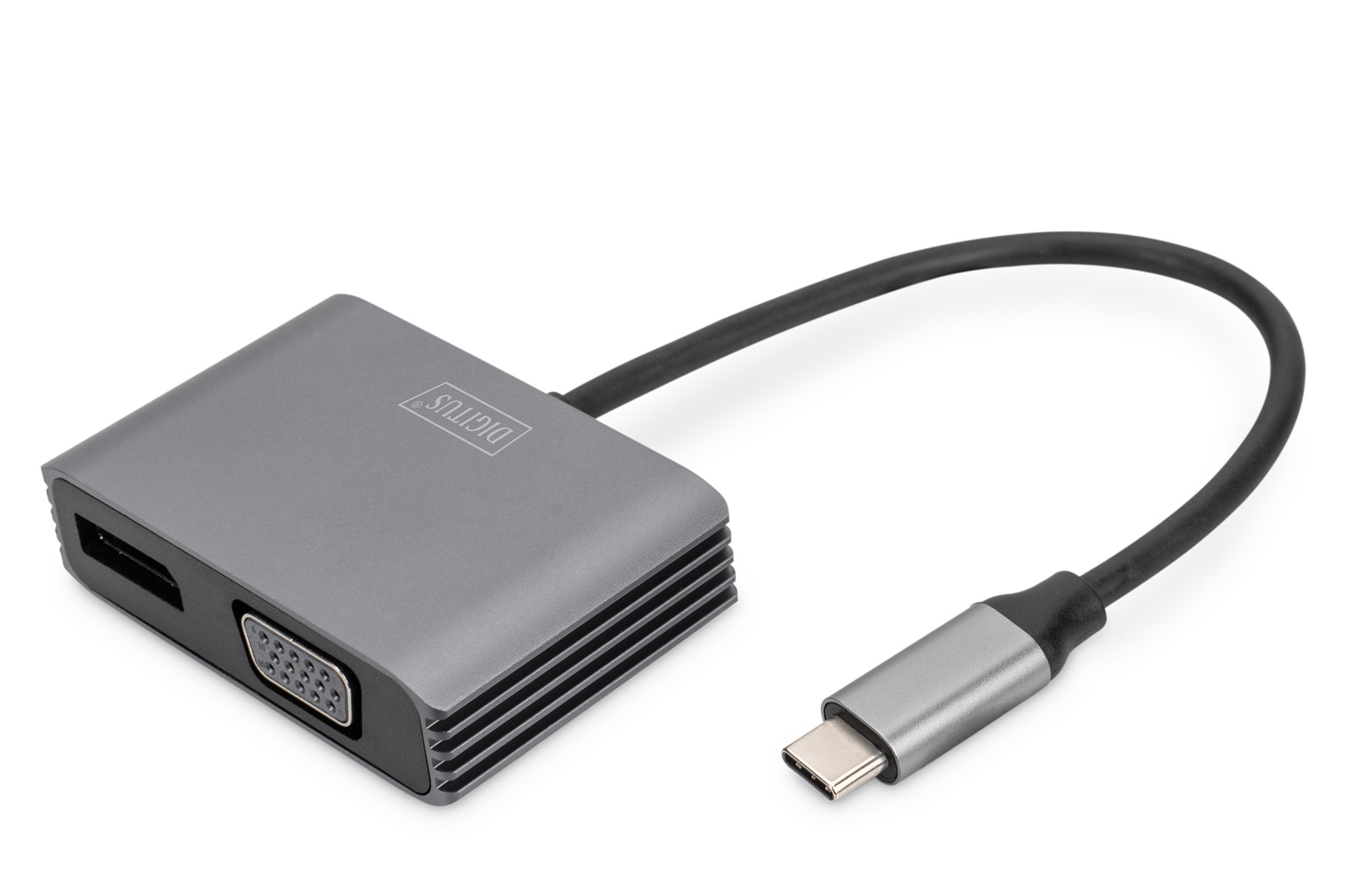 Digitus Adattatore Grafico Usb Type-C 4K 2In1 Displayport + Vga