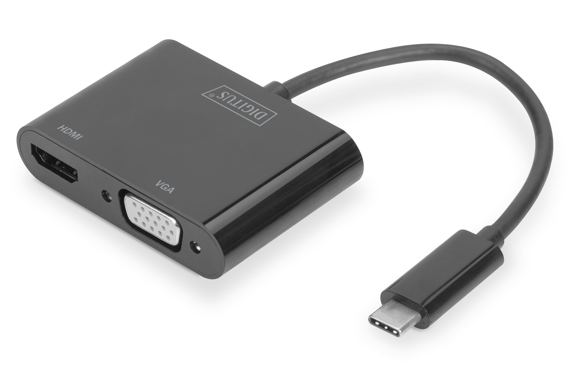 Adattatore Grafico Usb Type-C. 4K Vga + Hdmi