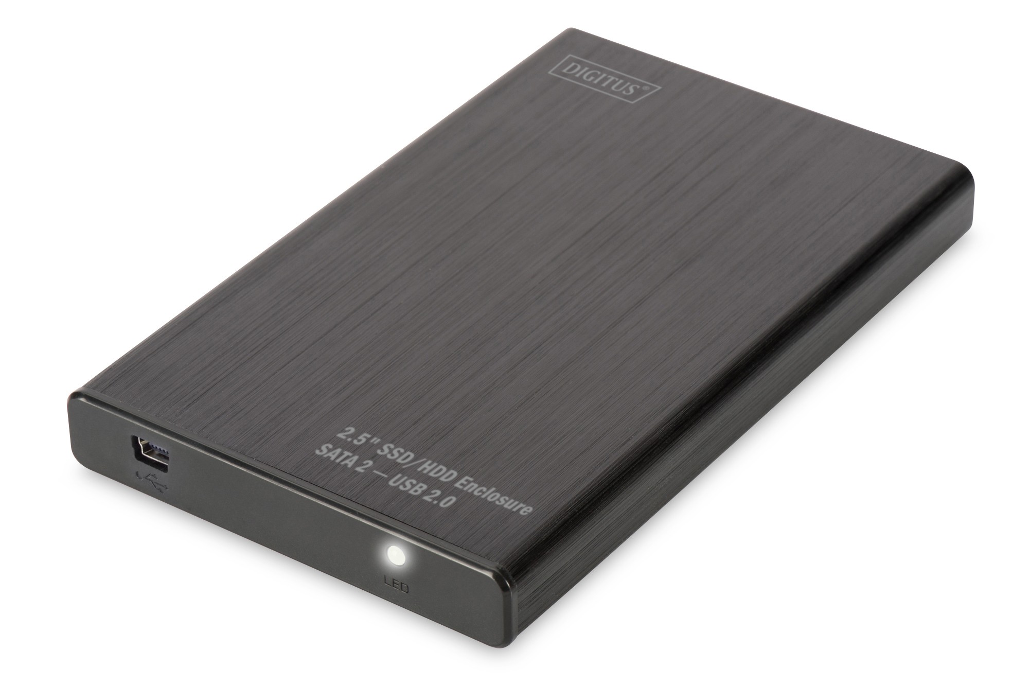Box Esterno Usb 2.0 Per Hdd/Ssd 25 Sata I-Ii