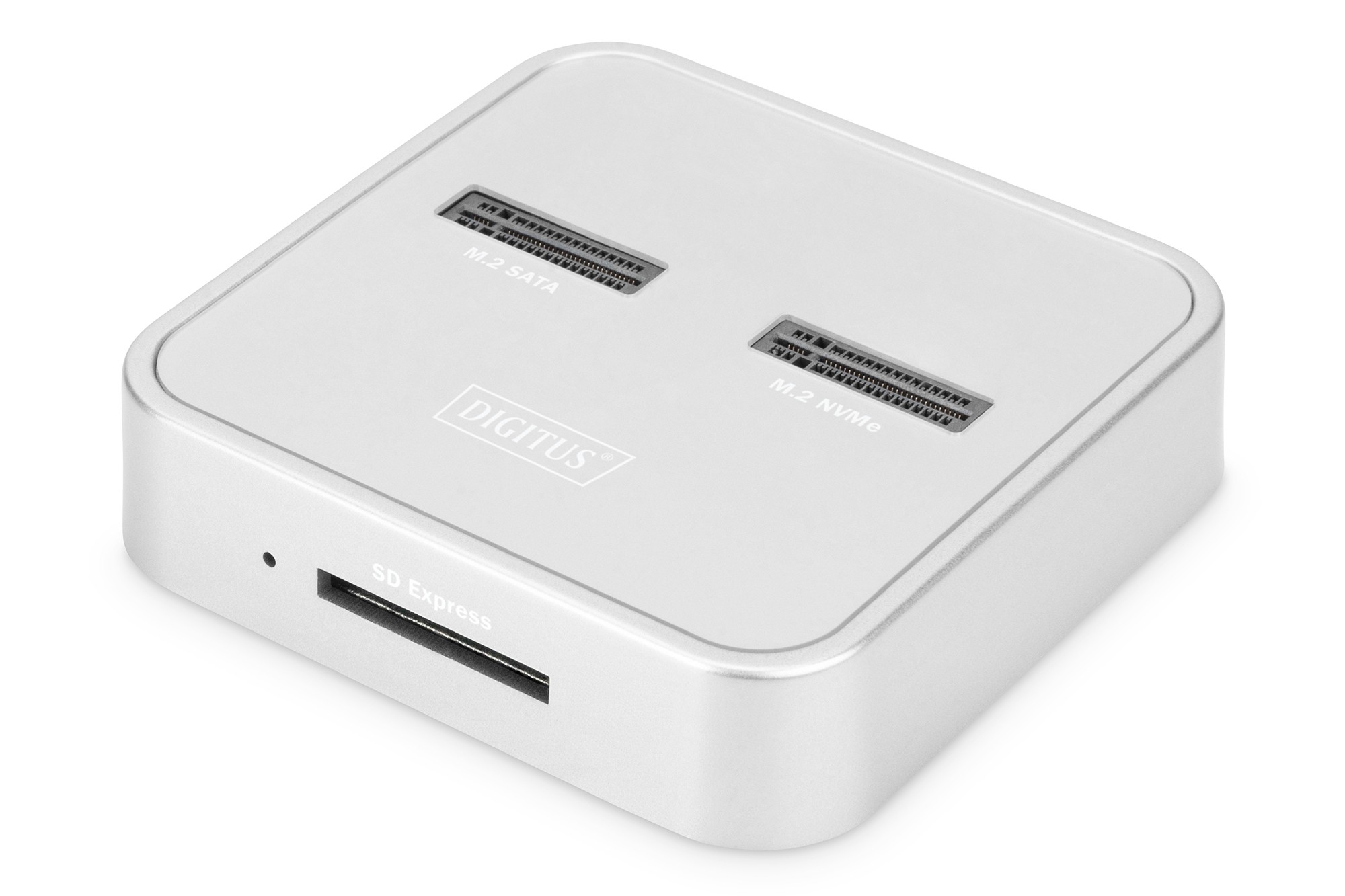 Digitus Docking Station Ssd M.2 Nvme + M.2 Sata Con Lettore Schede Sd-Express Usb-C